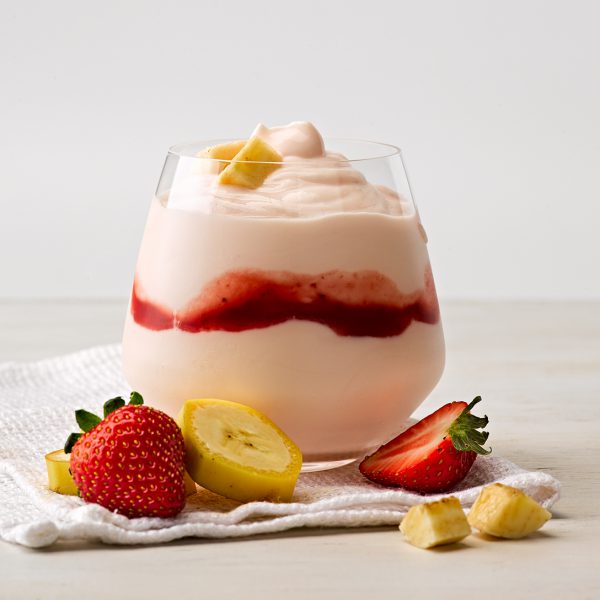 EasiYo Greek Style Strawberry & Banana Yoghurt (4x)