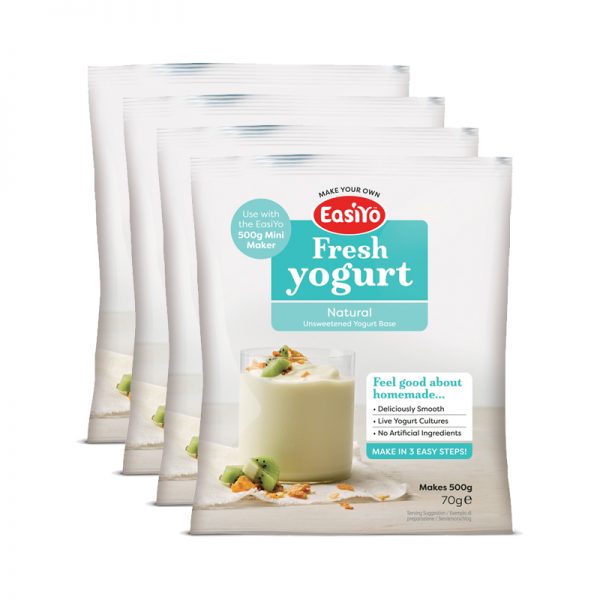 EasiYo Natural Yoghurt | makes 500g (4x)
