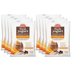 Creamy fresh yoghurt with chocolate and orange flavour, dessert style, buy online in the UK.