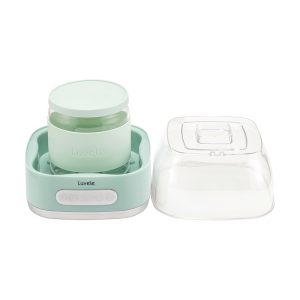 Creamy yoghurt maker with cooling container for homemade probiotic snacks.