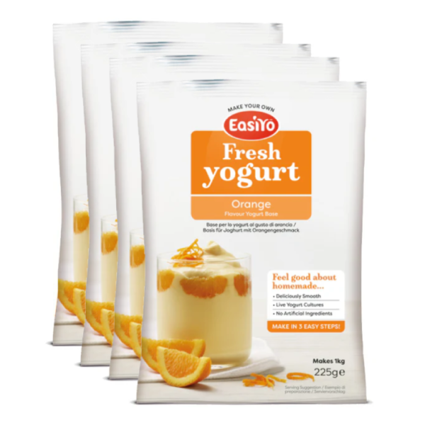 EasiYo Orange Yoghurt (4x)