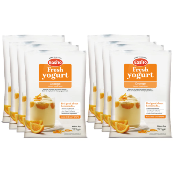 EasiYo Orange Yoghurt (8x)