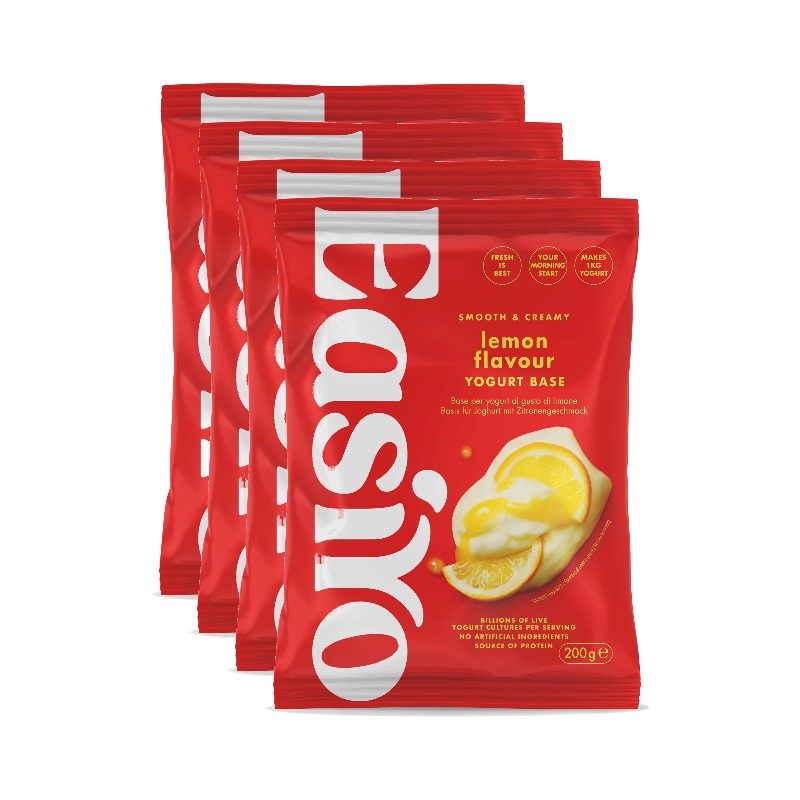 EasiYo 1039 EasiYo Lemon Yoghurt - value pack 4 sachets for homemade yogurt