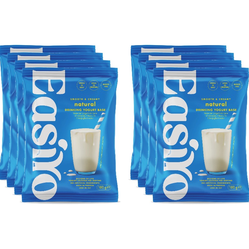 EasiYo Drinking Yogurt Natural (8x)