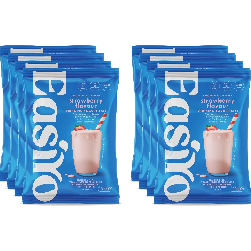 EasiYo Drinking Yogurt Strawberry (8x)