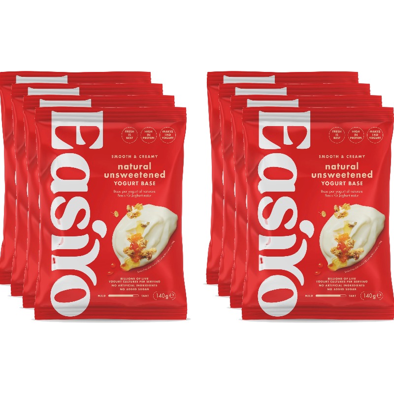 EasiYo Natural Yoghurt (8x)