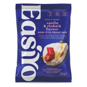 EasiYo Greek Style Vanilla & Rhubarb Yoghurt (1x)